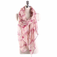 Fashion Elegant Women Ladies Musical Note Cat Print Pattern Long Scarf Women Winter Warm Wrap Shawl