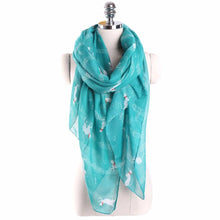 Fashion Elegant Women Ladies Musical Note Cat Print Pattern Long Scarf Women Winter Warm Wrap Shawl