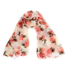 Rose Scarf Womens 2016 Fashion Voile Long Stole Scarves Shawl Scarf Ladies