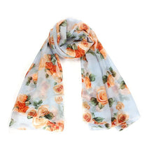 Rose Scarf Womens 2016 Fashion Voile Long Stole Scarves Shawl Scarf Ladies
