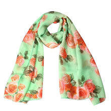 Rose Scarf Womens 2016 Fashion Voile Long Stole Scarves Shawl Scarf Ladies