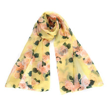 Rose Scarf Womens 2016 Fashion Voile Long Stole Scarves Shawl Scarf Ladies