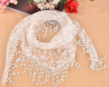 New Women's Soft Lace Triangle Wrap Shawl Chiffon Scarf Long Voile Stole Scarves