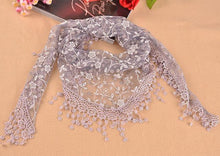 New Women's Soft Lace Triangle Wrap Shawl Chiffon Scarf Long Voile Stole Scarves