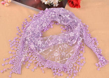 New Women's Soft Lace Triangle Wrap Shawl Chiffon Scarf Long Voile Stole Scarves
