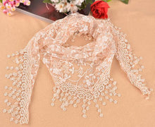 New Women's Soft Lace Triangle Wrap Shawl Chiffon Scarf Long Voile Stole Scarves