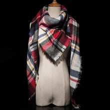 Za Winter Brand Cashmere Scarf Women Blanket Scarf Plaid Wraps long Scarf Women 2016 Pashmina Cashmere Shawls and Scarves tassel