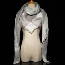 Za Winter Brand Cashmere Scarf Women Blanket Scarf Plaid Wraps long Scarf Women 2016 Pashmina Cashmere Shawls and Scarves tassel