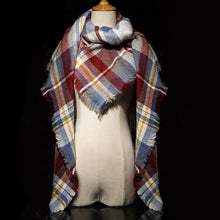 Za Winter Brand Cashmere Scarf Women Blanket Scarf Plaid Wraps long Scarf Women 2016 Pashmina Cashmere Shawls and Scarves tassel