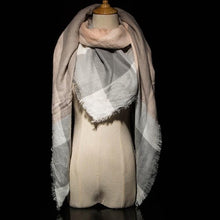 Za Winter Brand Cashmere Scarf Women Blanket Scarf Plaid Wraps long Scarf Women 2016 Pashmina Cashmere Shawls and Scarves tassel