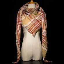 Za Winter Brand Cashmere Scarf Women Blanket Scarf Plaid Wraps long Scarf Women 2016 Pashmina Cashmere Shawls and Scarves tassel