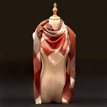 Za Winter Brand Cashmere Scarf Women Blanket Scarf Plaid Wraps long Scarf Women 2016 Pashmina Cashmere Shawls and Scarves tassel