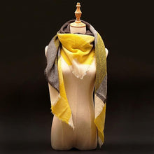 Za Winter Brand Cashmere Scarf Women Blanket Scarf Plaid Wraps long Scarf Women 2016 Pashmina Cashmere Shawls and Scarves tassel