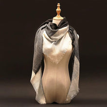 Za Winter Brand Cashmere Scarf Women Blanket Scarf Plaid Wraps long Scarf Women 2016 Pashmina Cashmere Shawls and Scarves tassel