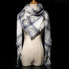 Za Winter Brand Cashmere Scarf Women Blanket Scarf Plaid Wraps long Scarf Women 2016 Pashmina Cashmere Shawls and Scarves tassel