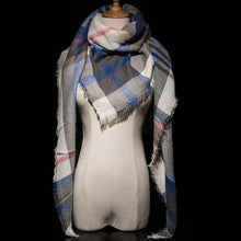 Za Winter Brand Cashmere Scarf Women Blanket Scarf Plaid Wraps long Scarf Women 2016 Pashmina Cashmere Shawls and Scarves tassel