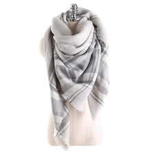 Brand models Scarf women temperament Acrylic Square Shawl grid Warm Cape