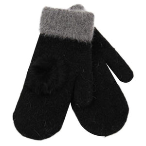 Newly Design Women's Cute Winter Warm Wool Gloves Mittens Aug19 Womail