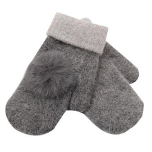 Newly Design Women's Cute Winter Warm Wool Gloves Mittens Aug19 Womail