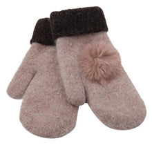 Newly Design Women's Cute Winter Warm Wool Gloves Mittens Aug19 Womail
